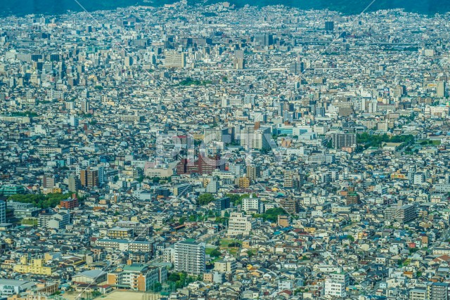 あべのハルカスからの大阪の街並み
