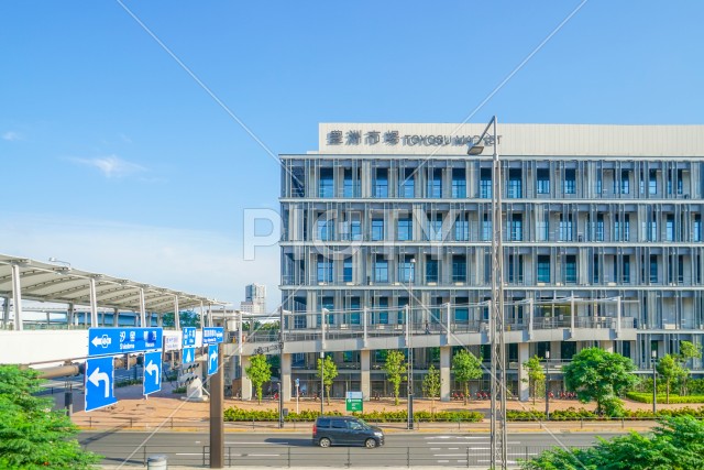豊洲市場の建物のイメージ