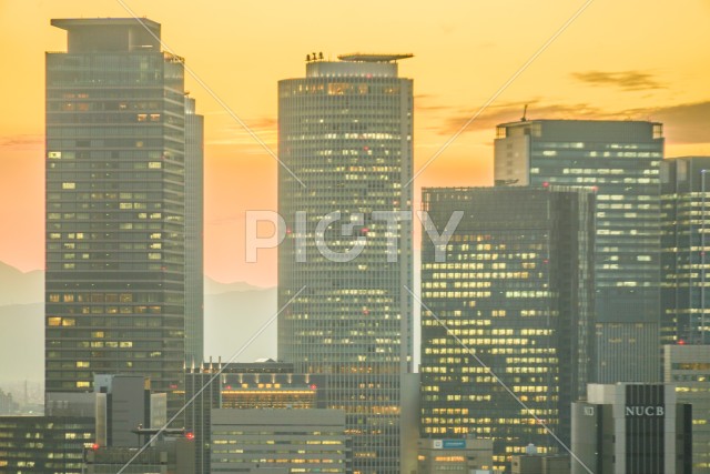 名古屋テレビ塔からの夕景