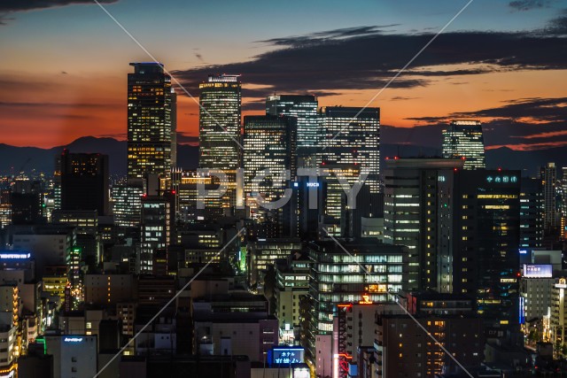 名古屋・テレビ塔からの夕景
