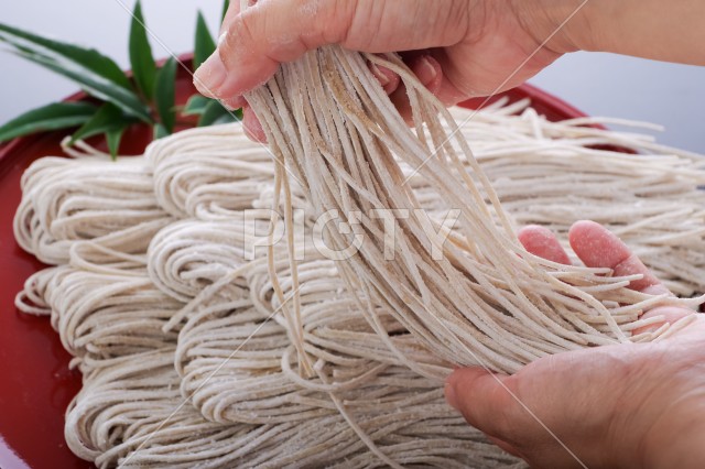 打ちたての手打ち蕎麦