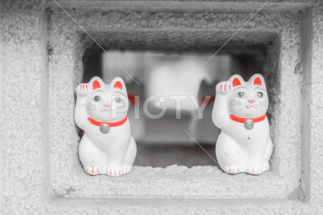 たくさんの招き猫（豪徳寺）