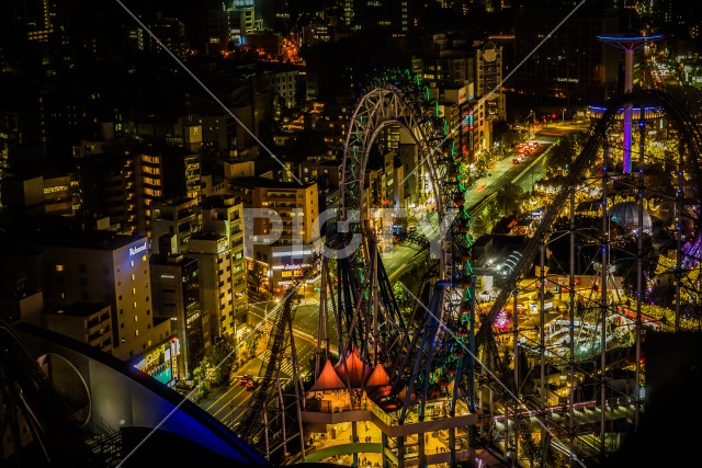東京の夜景（文京シビックセンターから）