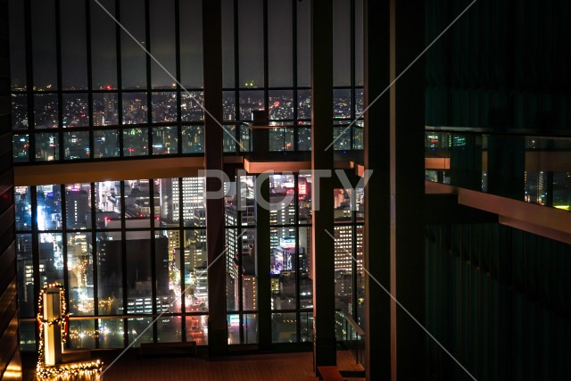 名古屋の夜景（スカイプロムナードから）