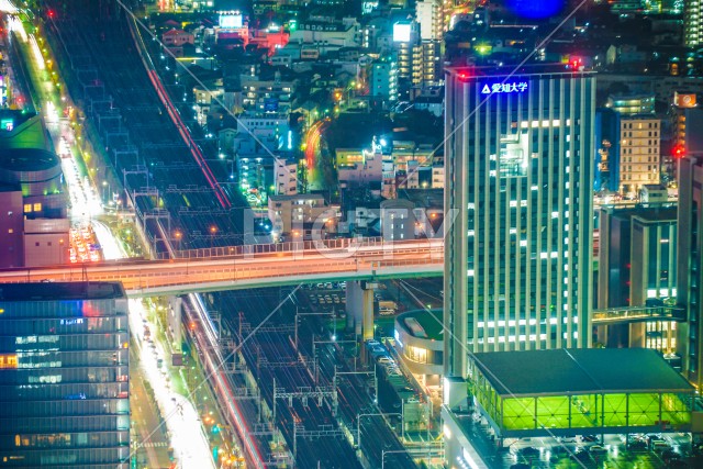 名古屋の夜景（スカイプロムナードから）