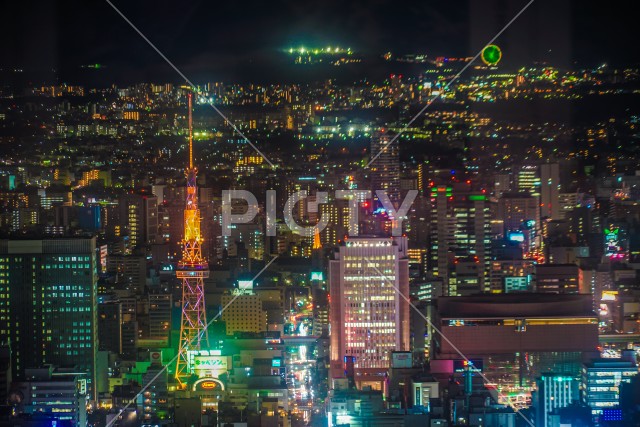 名古屋の夜景（スカイプロムナードから）