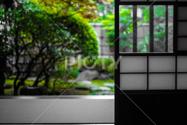 日本家屋の縁側
