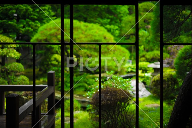 日本家屋の縁側