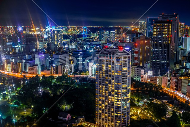 東京タワーから見える東京夜景