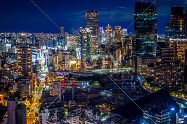 東京タワーから見える東京夜景