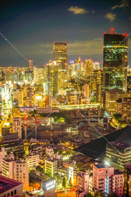 東京タワーから見える東京夜景