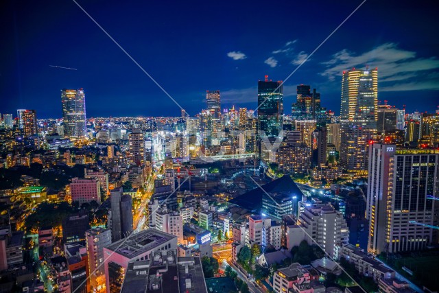 東京タワーから見える東京夜景