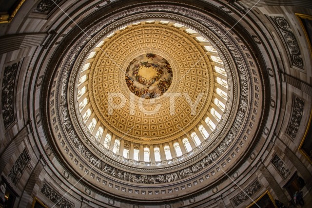 アメリカ合衆国議会議事堂（United States Capitol）の天井画