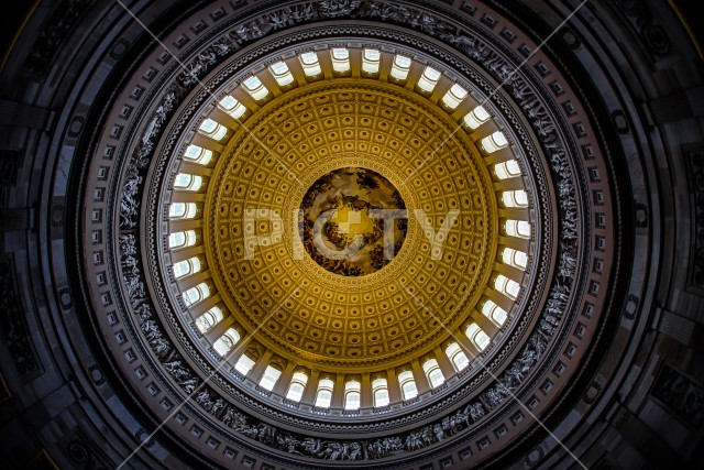 アメリカ合衆国議会議事堂（United States Capitol）の天井画