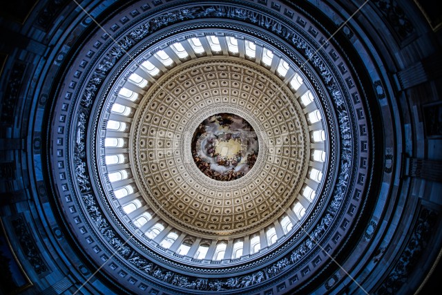 アメリカ合衆国議会議事堂（United States Capitol）の天井画