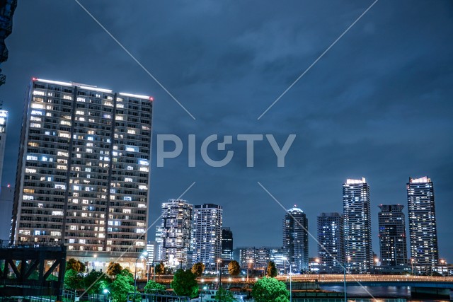 横浜・みなとみらいの夜景