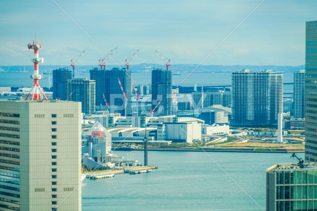 東京タワー展望台から見える東京の街並み