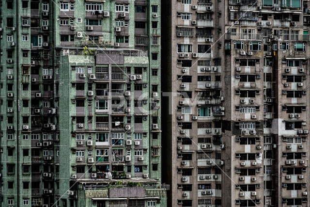 マカオのマンション（集合住宅）