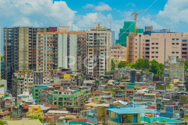 マカオのマンション（集合住宅）