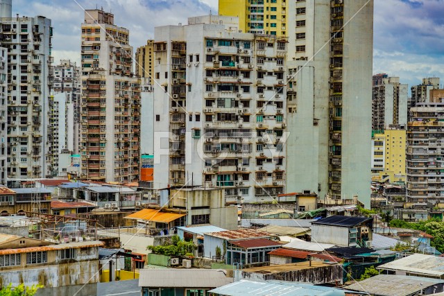 マカオのマンション（集合住宅）