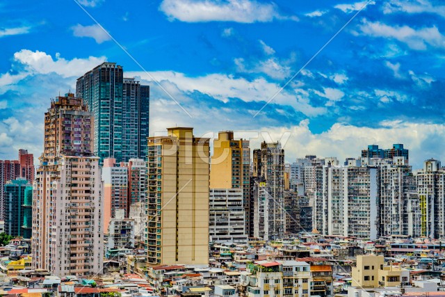マカオのマンション（集合住宅）