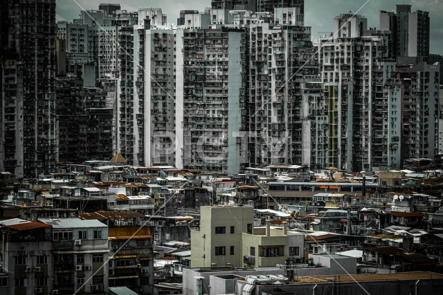 マカオのマンション（集合住宅）