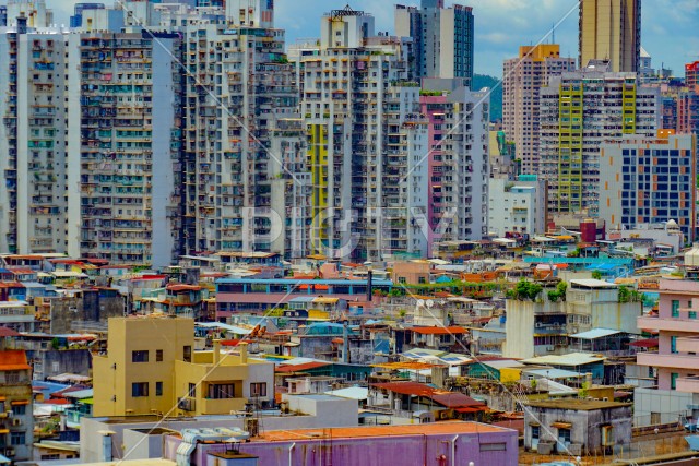 マカオのマンション（集合住宅）