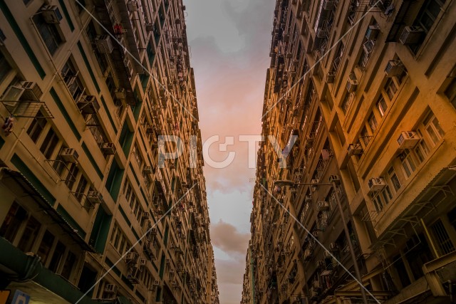 香港の巨大な集合住宅