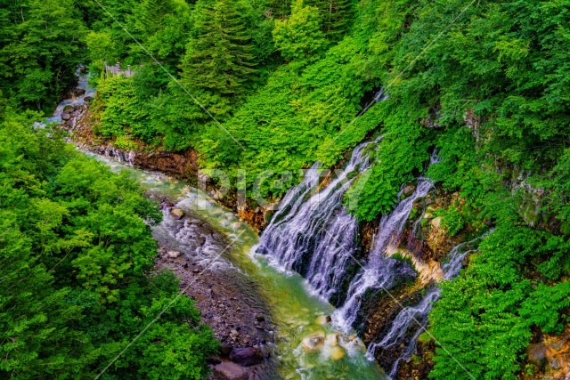 白ひげの滝（北海道美瑛町）