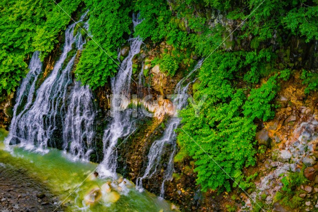 白ひげの滝（北海道美瑛町）