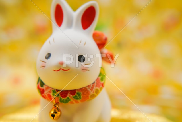 うさぎ年のお正月素材（卯年年賀状）