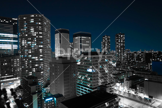 豊洲の高層マンション群（東京都江東区）