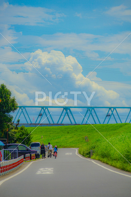 松戸市矢切の田園風景