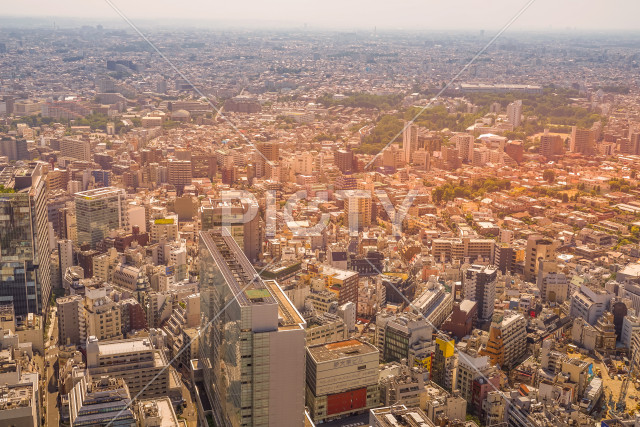 渋谷スカイ展望台からの景色