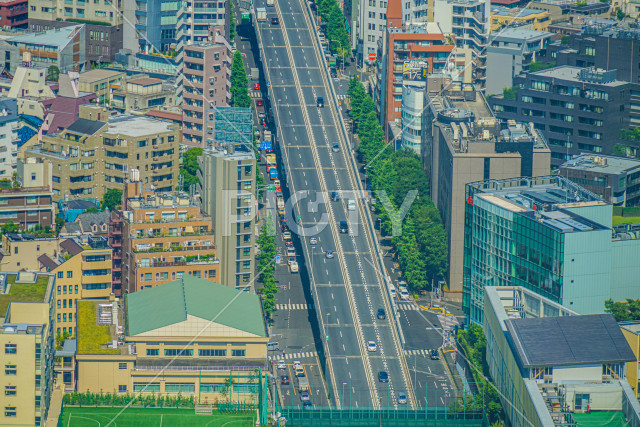 渋谷スカイ展望台からの景色