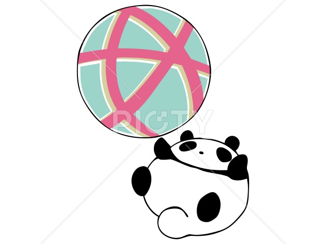 まるまる 毬 パンダ