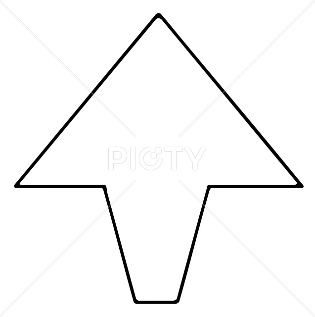 やじるし 角まる 白