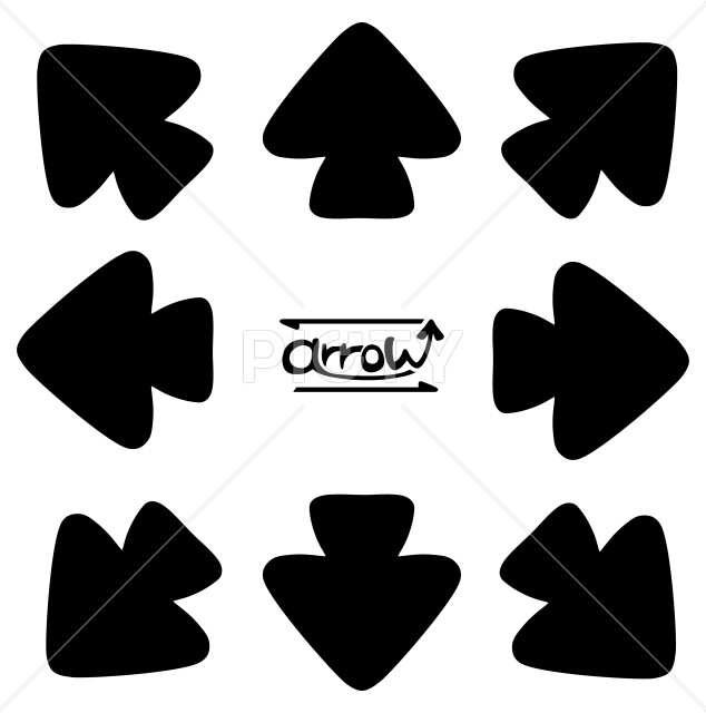 やじるしセット 四方八方 まるっこい