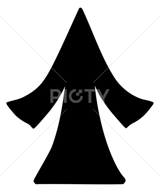 やじるし ひらべったい