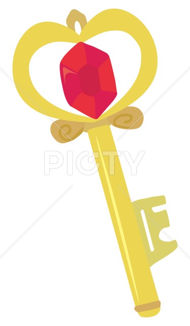 オシャレな鍵 主線なし