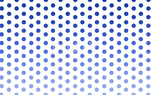 青いグラデーションの水玉模様背景イラスト