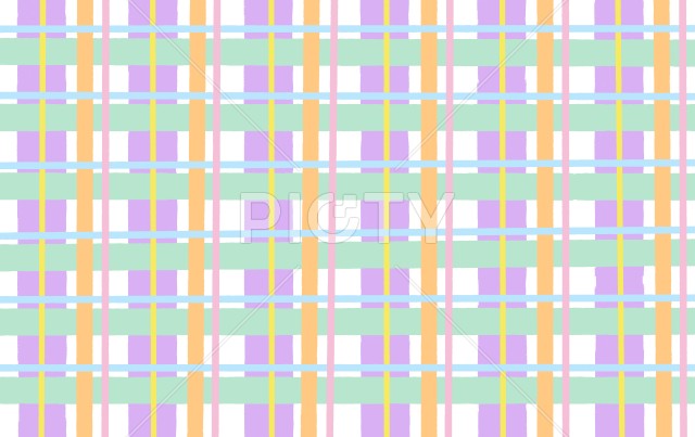 カラフルな格子柄の背景イラスト