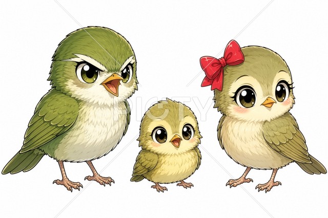 山梨県と福岡県の県鳥　ウグイス
