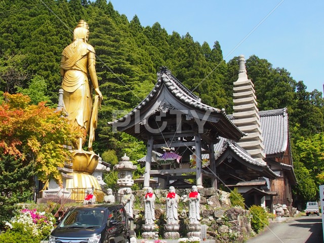 高島市マキノに鎮座する長善寺