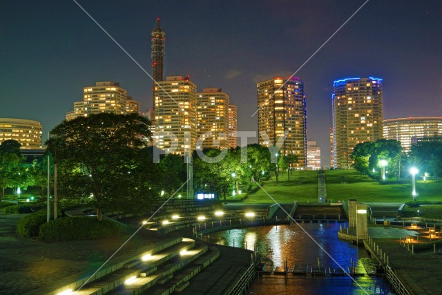 みなとみらいの夜景