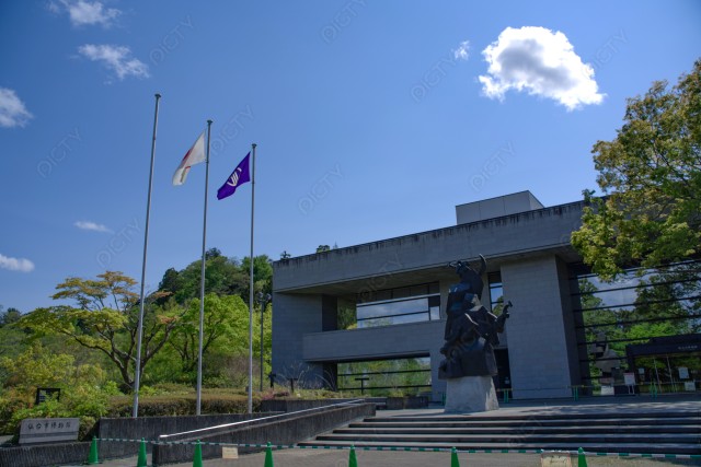 宮城県仙台市青葉区　仙台市博物館の外観