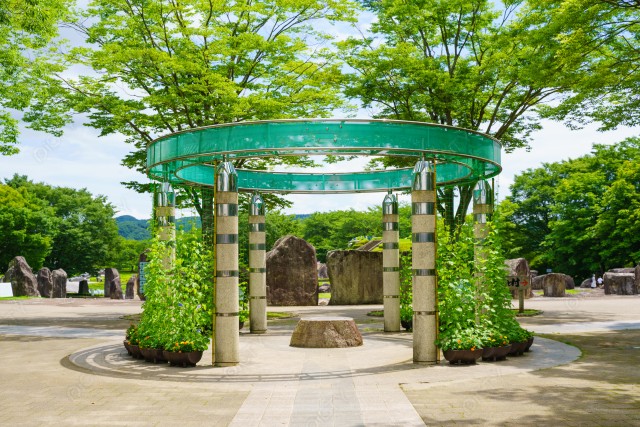 みちのく湖畔公園 入り口 宮城県川崎