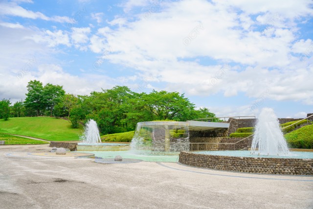 みちのく湖畔公園 噴水 宮城県川崎