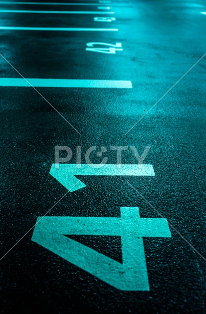 駐車場の数字