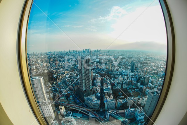 サンシャイン60展望台からの景色